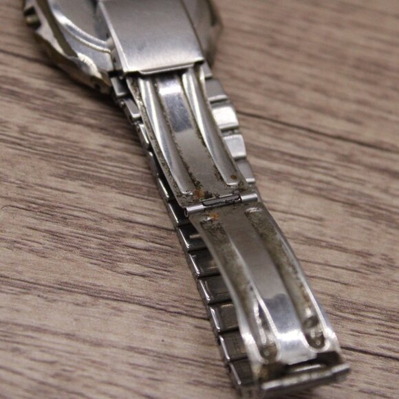 Vintage Jules Racine Watch Womens Silver Tone Stainless Steel Swiss Made 60's - Picture 11 of 12